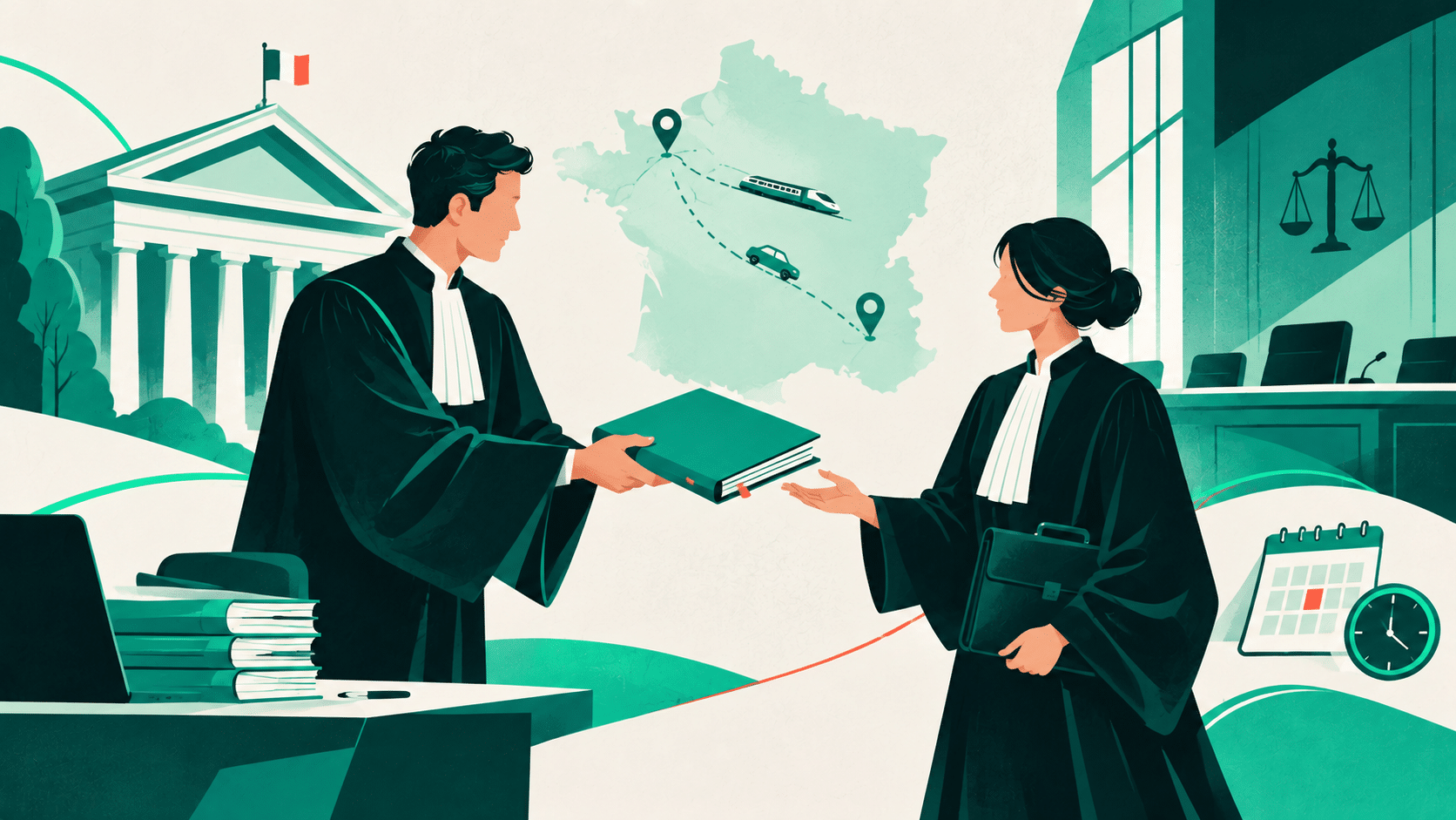 Se faire remplacer à une audience : le guide 2026
